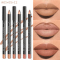 Long Lasting Matte Lip Liners Set Waterproof Velvet Lip Pencils Natural Lip Shaping