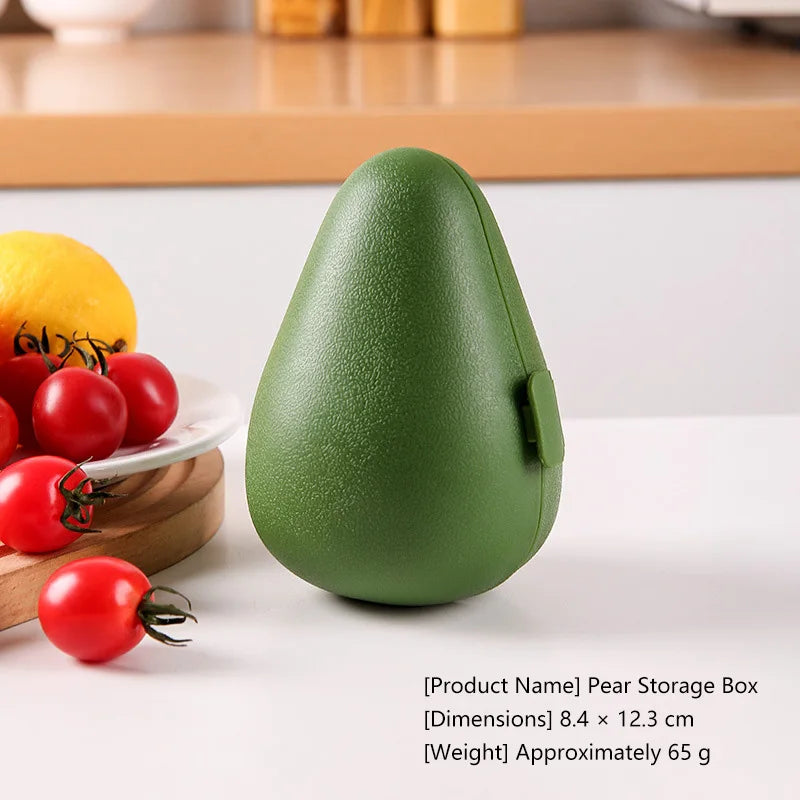 Food Storage Container Set with Fun Lemon & Onion Shapes - Reusable Pantry Organizer