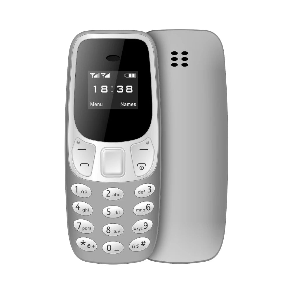 Mini Bluetooth Phone with Dual SIM Card Slot Voice Changer Small Cellphone