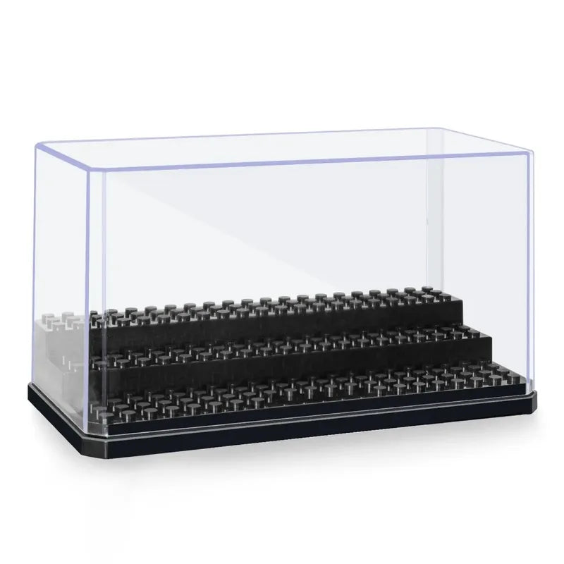 Acrylic Minifigure Display Case - Stackable Dustproof Building Block Storage