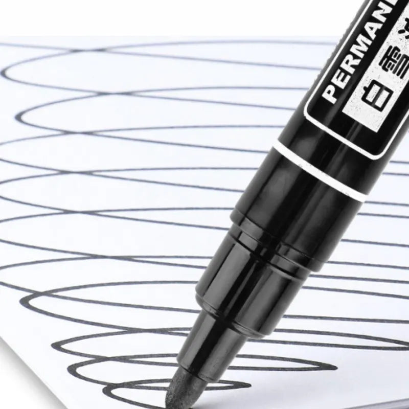 Oil-Based Paint Markers Set - Waterproof & Quick Dry for Rock, Wood, Fabric, Glass