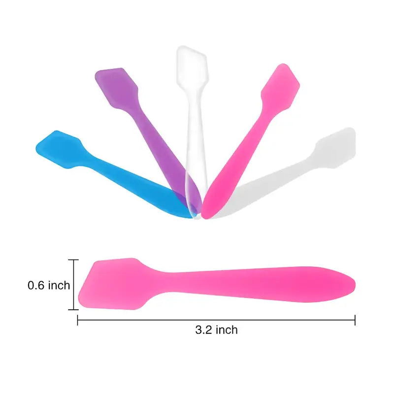 Reusable Makeup Spatula for Masks, Creams & Applications - Compact Cosmetic Tool