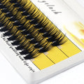 Mink Eyelash Extensions 60 Bundles 3D Russia Individual Clusters Natural Look