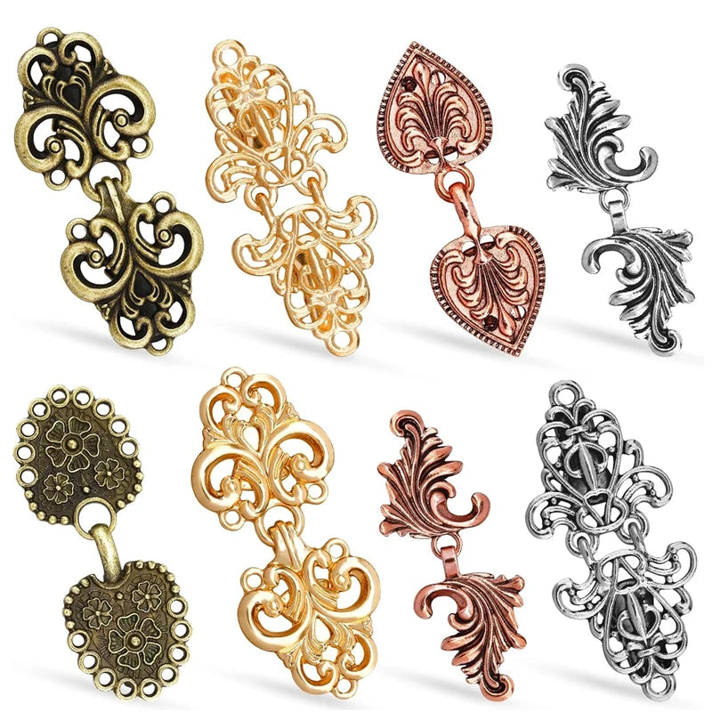 Vintage Sweater Clips Cardigan Collar Brooches for Women Girls - Gift Ready