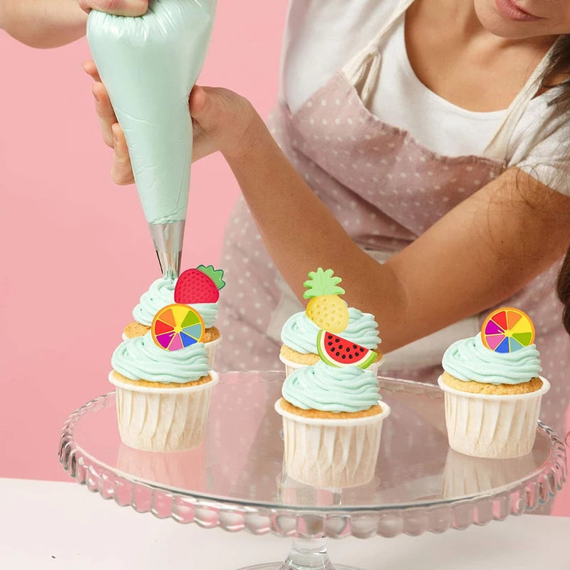 Silicone Candy Molds 9-Cavity Fruit-Shaped Chocolate, Pudding, Biscuit, Ice Tray