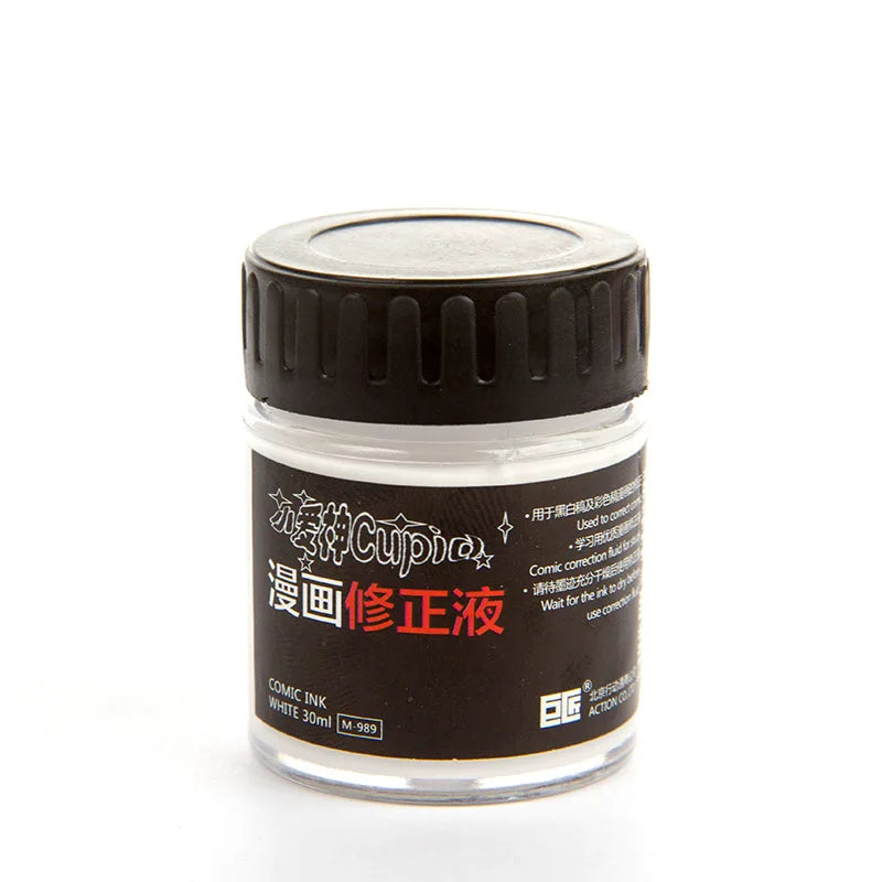 Waterproof Correction Fluid for Comic and Manga Drawing - 30ml Art Ink