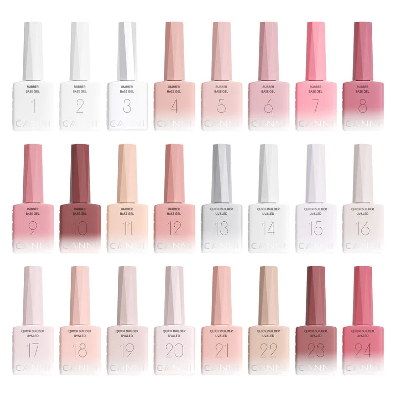 6pcs Gel Nail Polish Kit HEMA-Free UV Construction Nail Art Set - Assorted Colors