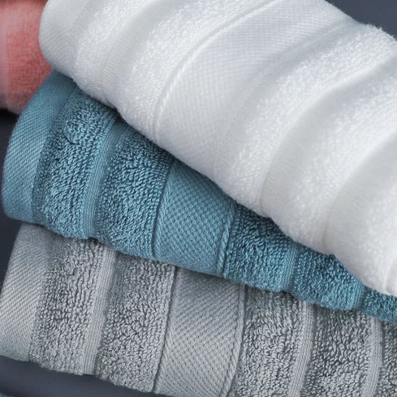 4-Piece Cotton Face Towels Set - Absorbent Small Hand Towels for Kids & Kids