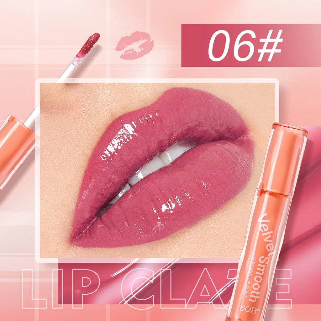 Water Gloss Lip Glaze - Moisturizing Long-Lasting Lipstick & Lip Gloss