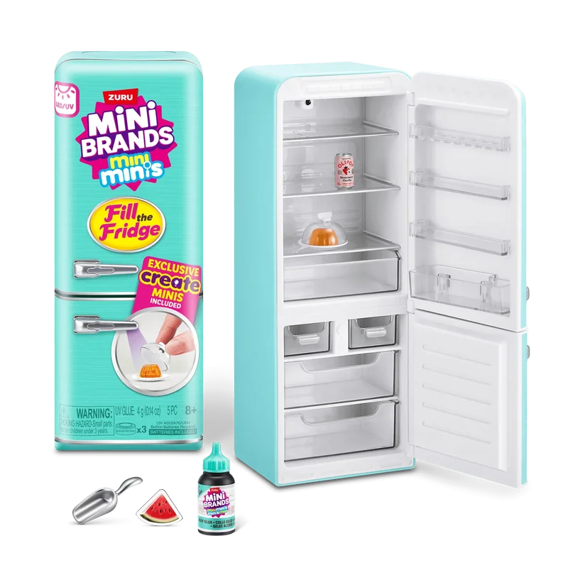 Mini Brands Surprise Ball Miniature Collectible Toys Set - 5 Caps