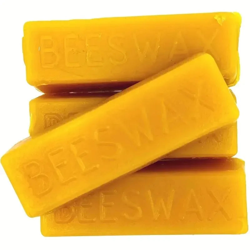 Pure Beeswax Blocks for Candle Making & Crafts - 3/6pcs Natural Wax