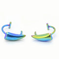Vampire Fang Fake Lip Ring Non-Piercing Body Jewelry Punk Lip Stud for Women