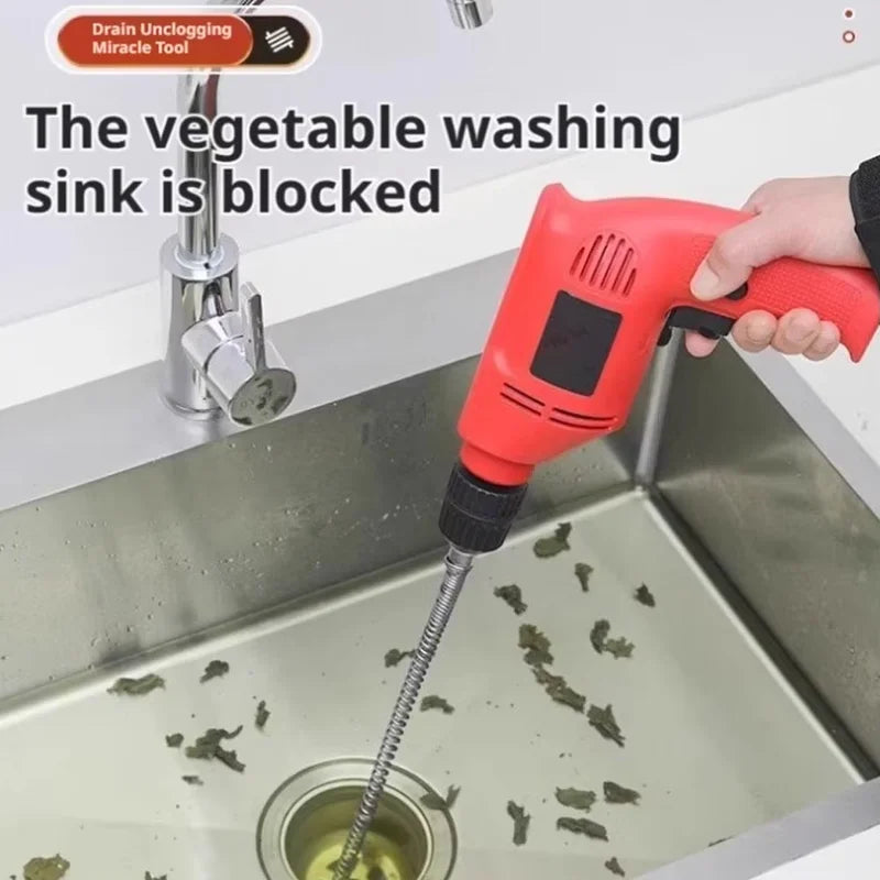 Flexible Pipe Sewer Unblocker Tool - 1m to 5m Drain Cleaning Rods