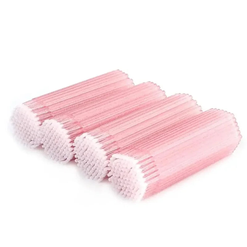 Micro Cotton Swabs & Lip Mascara Wands 500-Piece Makeup & Eyelash Extension Applicators