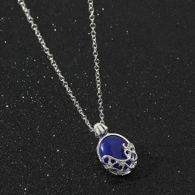 Vampire Diaries Elena Gilbert Crystal Pendant Necklace for Women