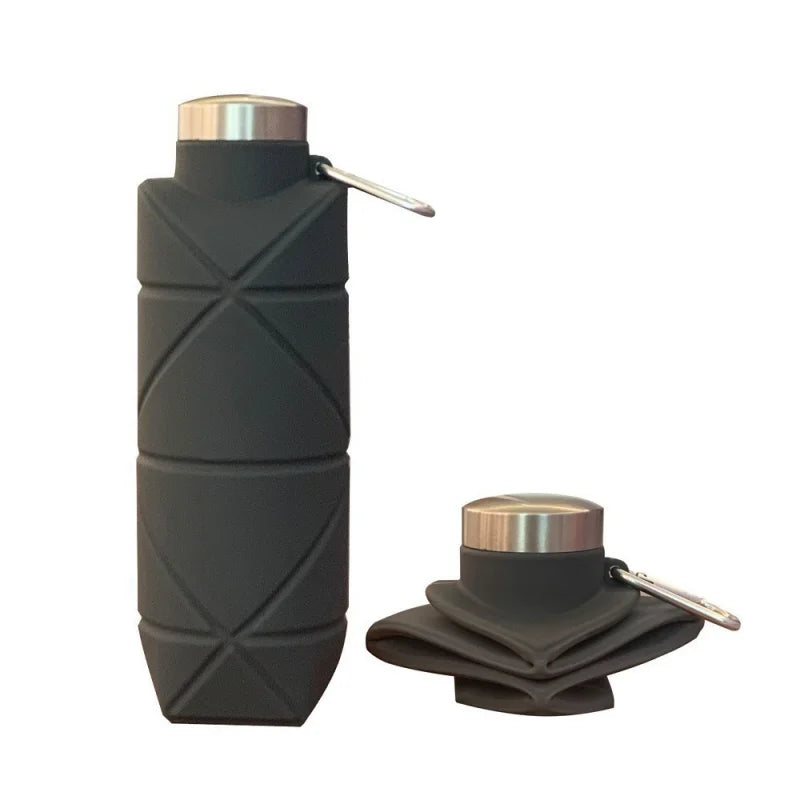 700ml Silicone Folding Water Bottle - Portable, Drop-Proof Hydration for Outdoors