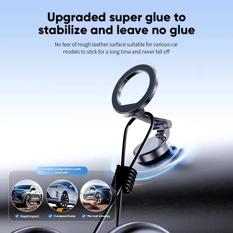 1080 MagSafe Car Phone Holder for Vehicles, Supports iPhone 15 16 Max