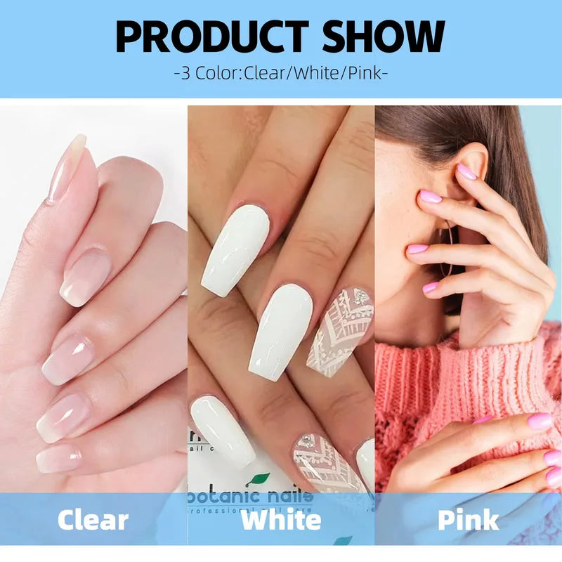 Professional Gel Nail Kit with LED Lamp, Nail Drill & Art Tools for Salon-Quality Nails