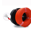 Solar Cable 10AWG 30M 50M 100M 6mm² PV Power Wire Black or Red