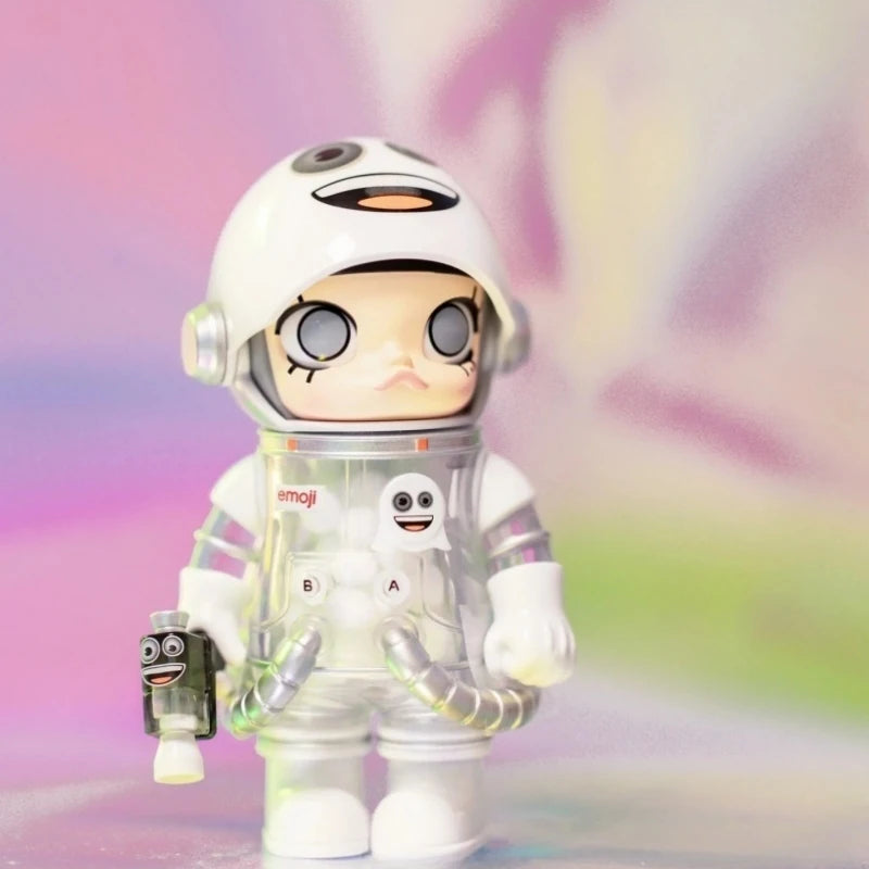 Space Molly Emoj Series Surprise Blind Box Figurine Desktop Ornament Set
