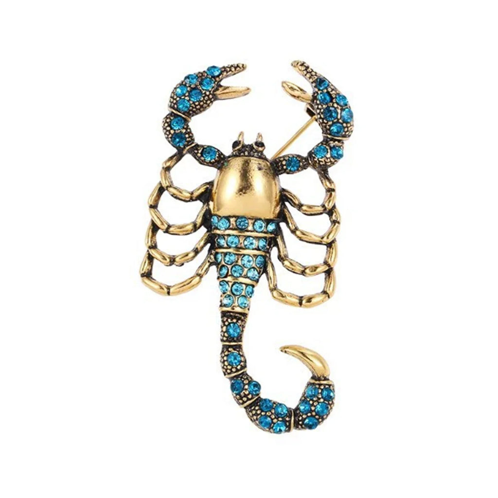 Halloween Retro Scorpion Insect Brooch Jewelry Accessory Gothic Gift