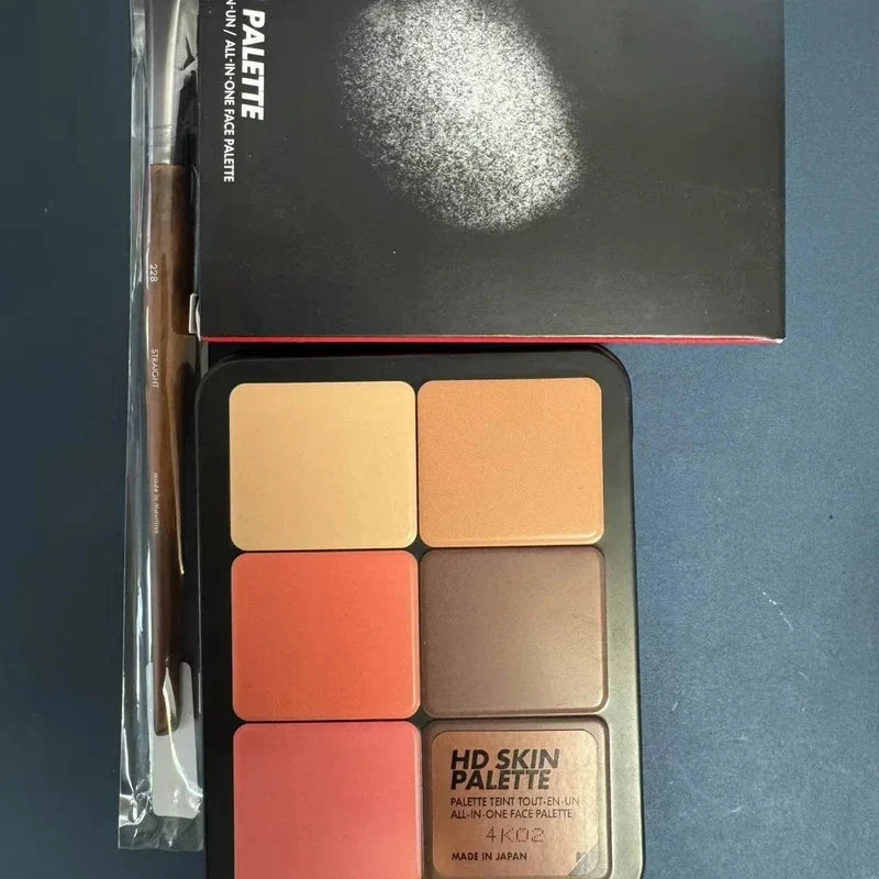 12-Color Makeup Face Foundation Blush Palette with Makeup Tools