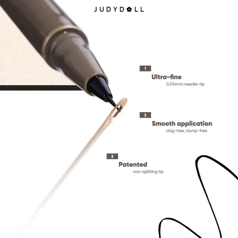 Liquid Eyeliner Pen - Ultra-Fine Tip Waterproof Smudge-Proof Long-Lasting Makeup