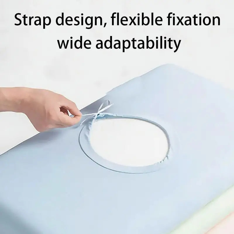 Breathable Cooling Pillowcase with Adjustable Drawstring - Moisture-Wicking Summer Sleep Cover
