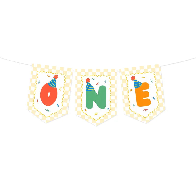 First Birthday Party Decorations Ribbon Garland Banner Bohemian Style Kids Baby Shower
