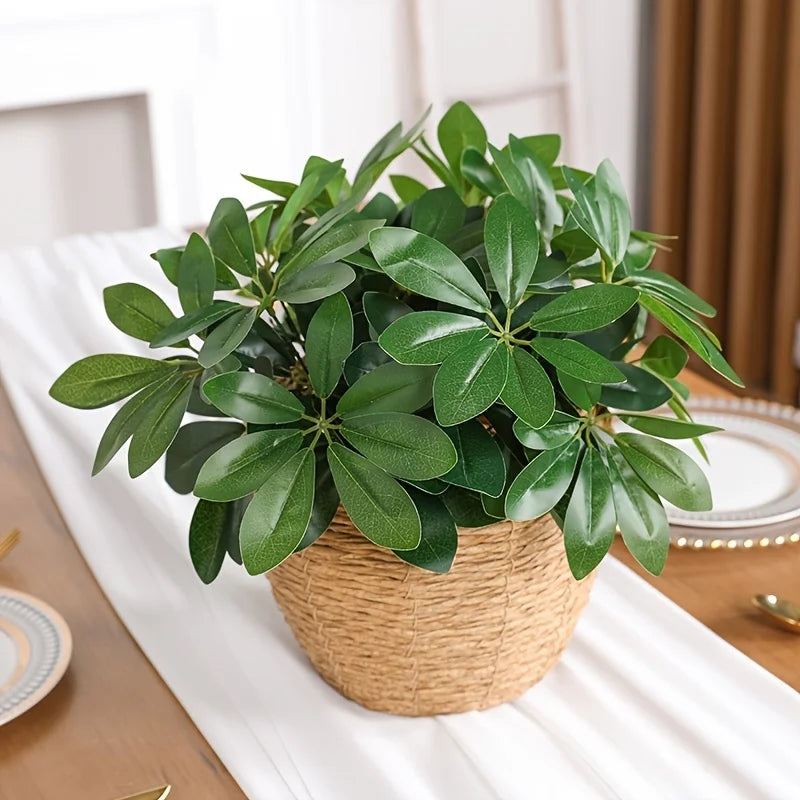 Artificial Plant with Stem - Fake Greenery for Living Room, Office & Hotel Decor