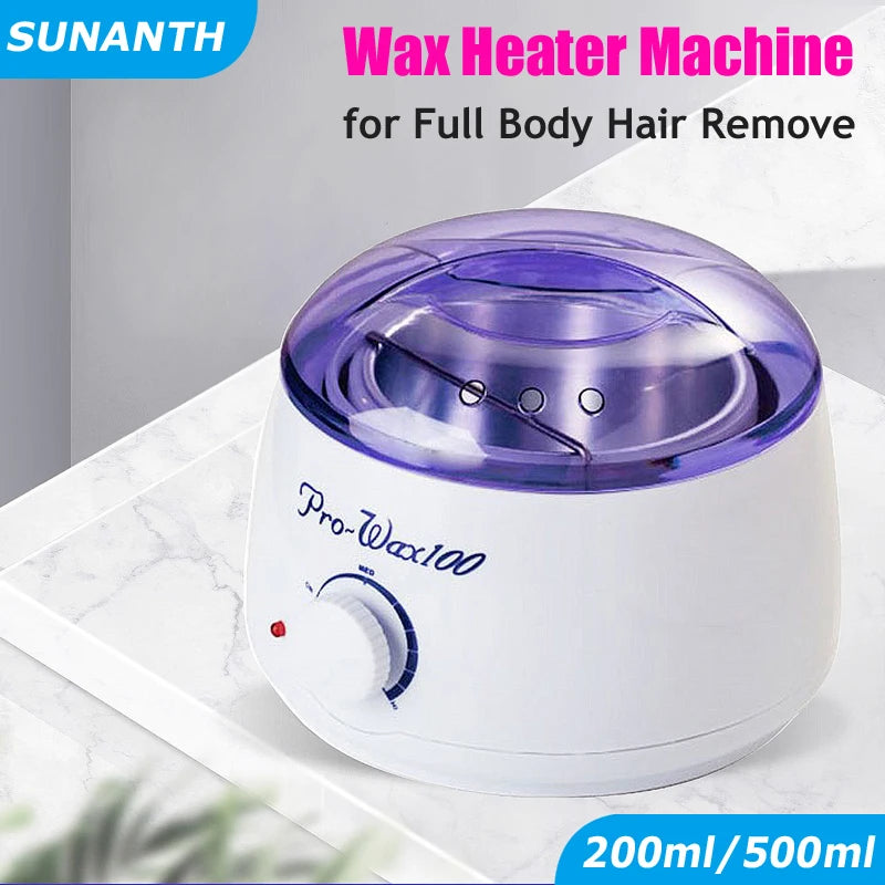 Electric Wax Heater for Hair Removal Waxing Warmer - 200ml & 500ml Options