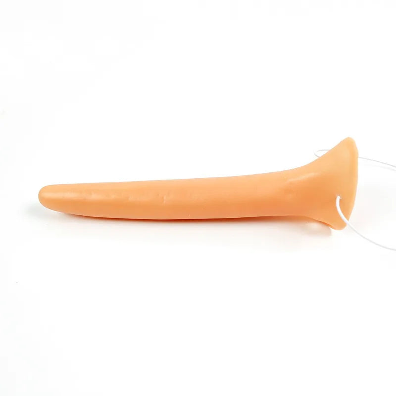 Halloween Witch Long Nose Prop with Elastic Band - Cosplay & Party Accessory