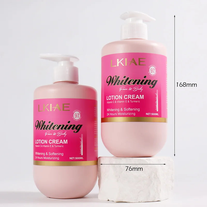 Whitening Body Lotion with Vitamin C & Turmeric - Deep Moisturizing 500ml