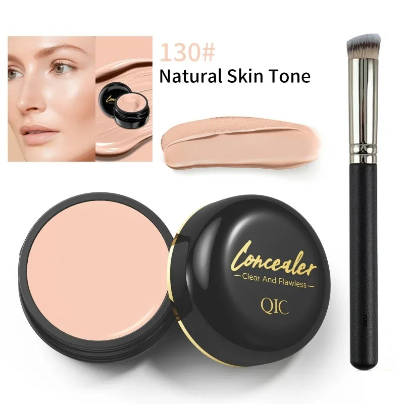Waterproof Full Coverage Concealer for Tattoos & Scars - Natural Finish Foundation