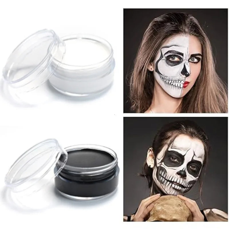 Professional 10g Face & Body Paint Kit for Halloween & Cosplay - Multiple Colors