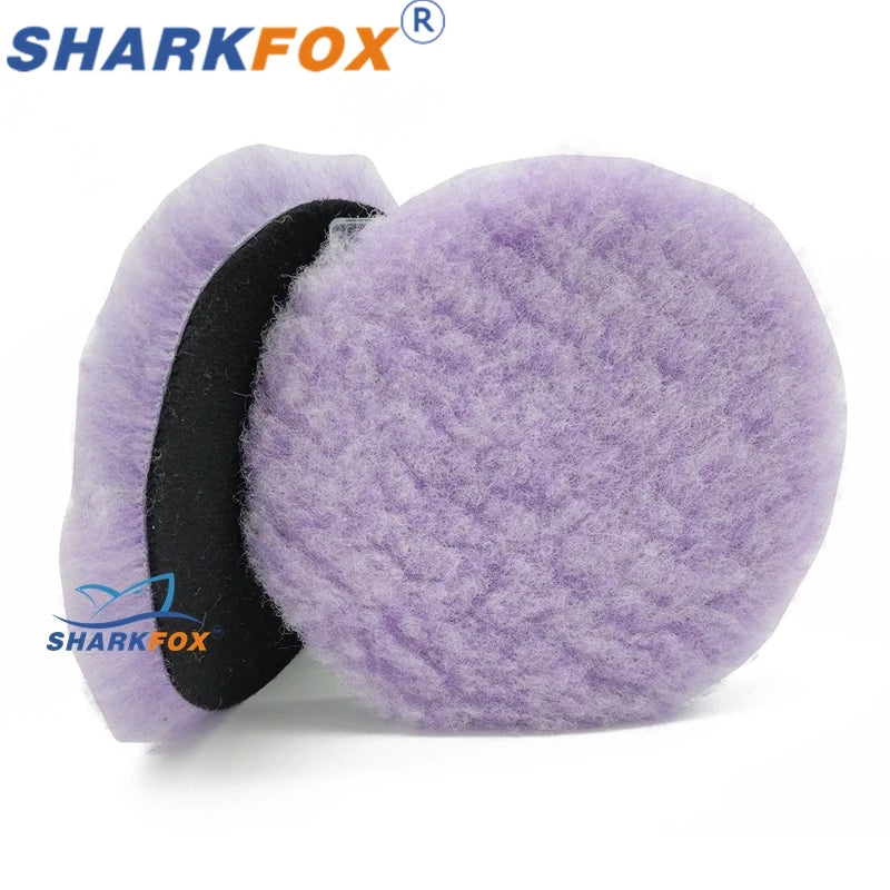 Purple Wool Polishing Pad for Car Paint Buffing and Waxing