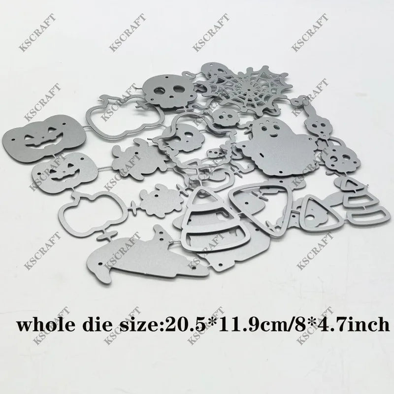 Halloween Bag Charms Cutting Dies & Stencils for Scrapbooking DIY Paper Crafts