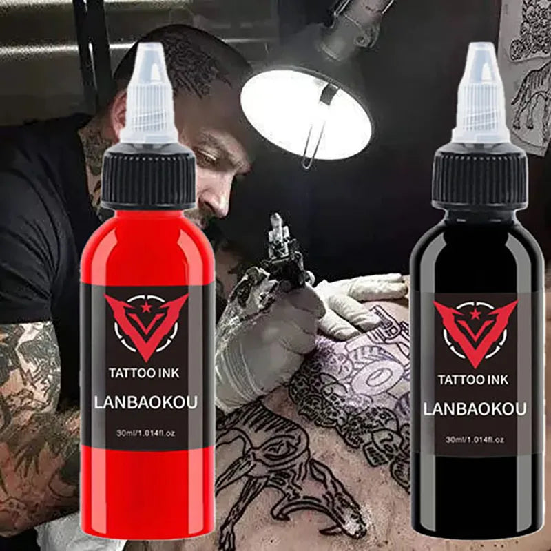 2pcs 30ml Tattoo Ink Pigment Set for Body Art Professional Tattoo Supplies