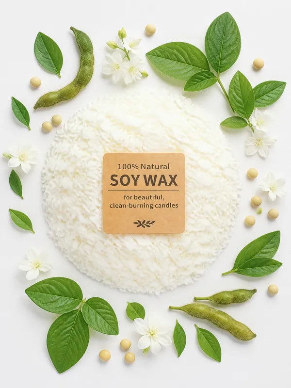 Pure Natural Soy Wax for Candle Making - Eco-Friendly & Long-Lasting Raw Material