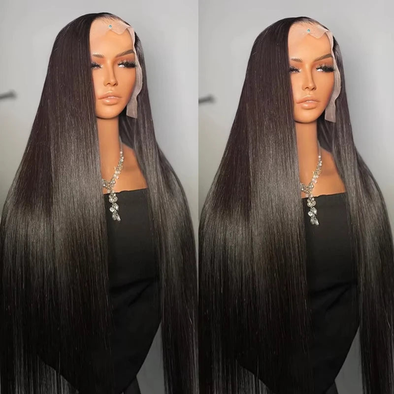 HD Lace Front Wig 13x6 Brazilian Straight Human Hair 200% Density Natural Hairline