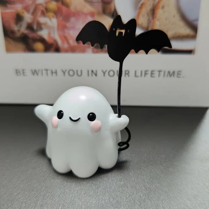 Halloween Ghost Bat Ornaments - Cute Desktop Party Decorations & Gifts