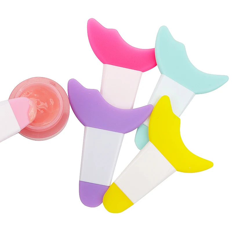 Silicone Makeup Tool Set for Eyeliner Lipstick Face Mask Applicator Reusable
