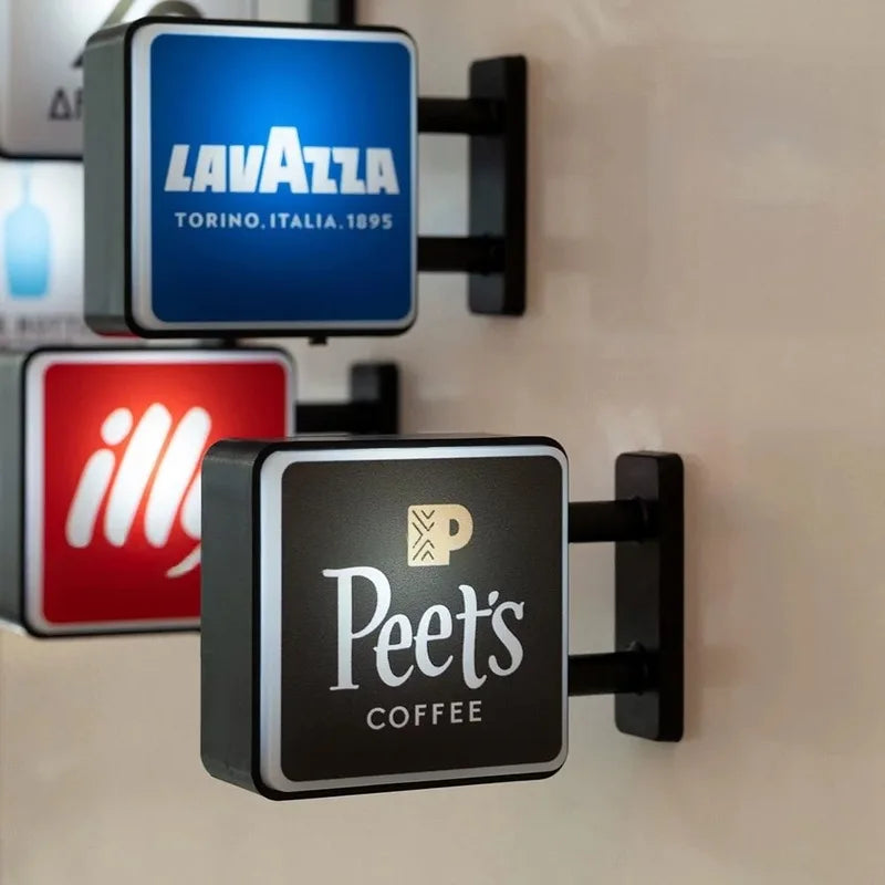 Coffee Shop LED Light Box Sign Creative Luminous Display for Home and Business