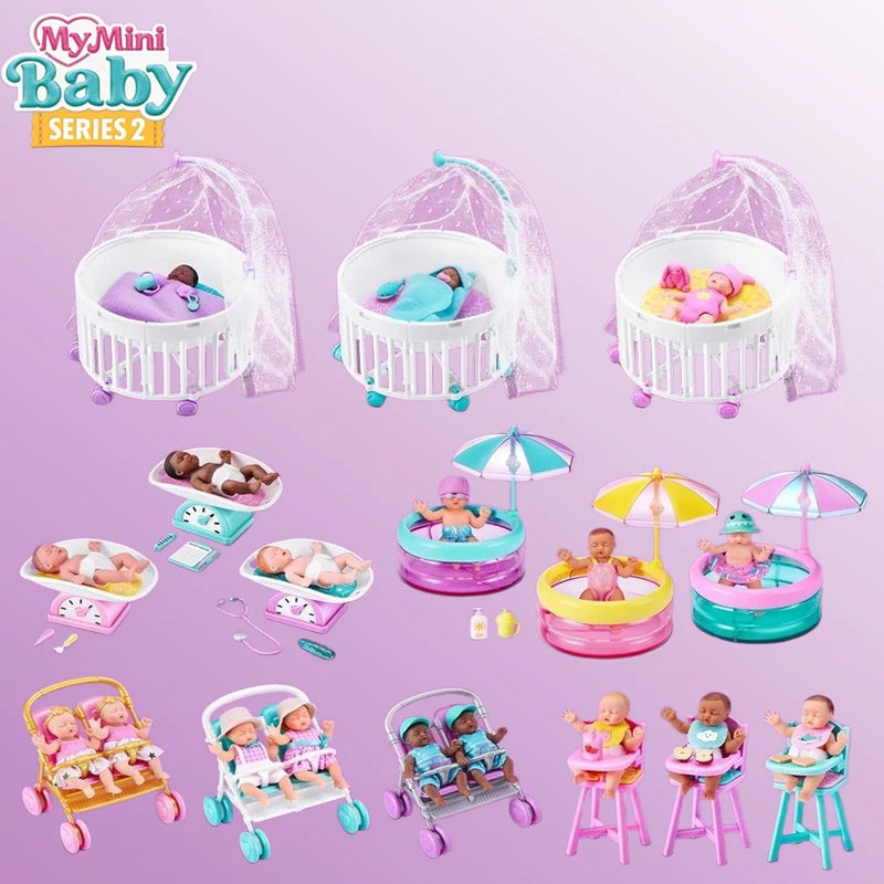 Miniature Mystery Doll Capsule Set - Collectible Toys for Kids