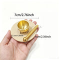 Handcrafted Brass Singing Bowl Set for Meditation Yoga Stress Relief Home Decor