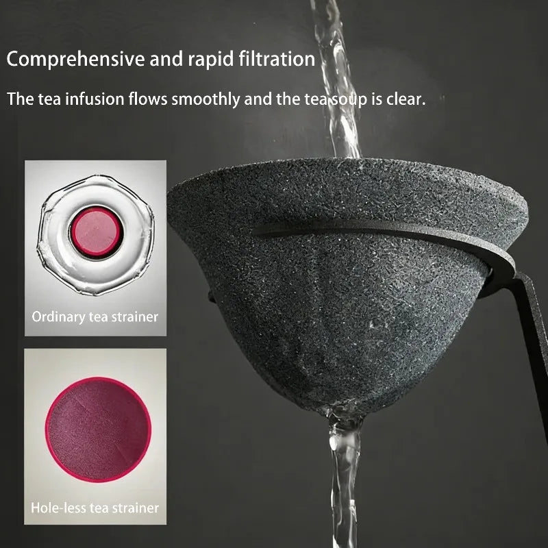 Heat Resistant Ceramic Tea Strainer Set for Brewing Tea and Coffee