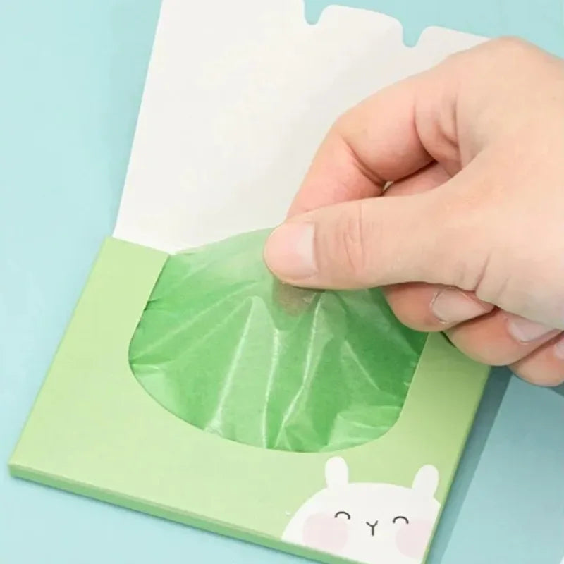 Face Oil-Absorbing Blotting Papers 100 Sheets for Matte Skin & Shine Control