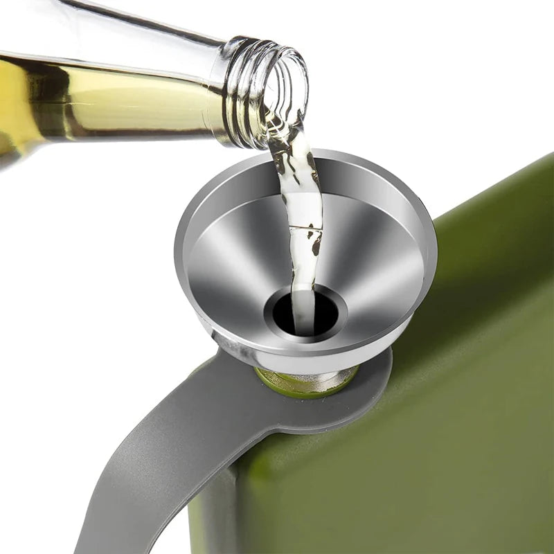 Premium 9oz Stainless Steel Hip Flask with Funnel - Leakproof Whiskey & Liquor Bottle