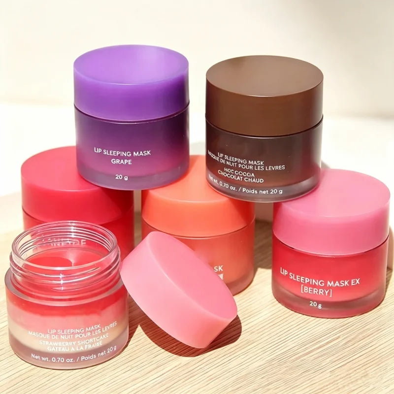 Lightweight Hydrating Lip Balm & Gloss Set with Shea Butter & Honey - Multiple Colors
