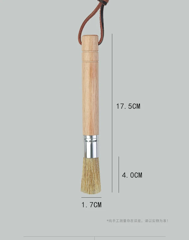 Vintage Coffee Grinder Cleaning Brush Set - Retro Barista Coffee Machine Accessories